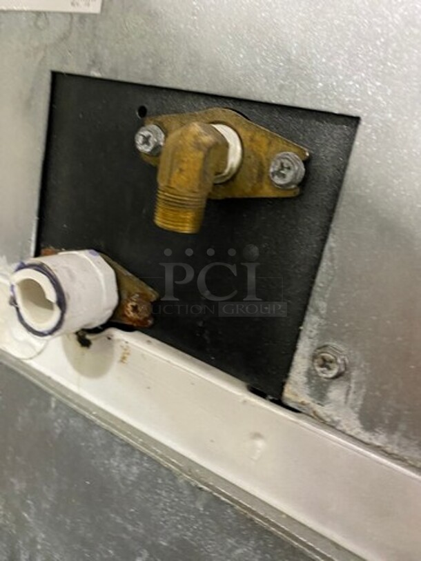 Manitowoc Commercial Ice Making Machine! With Commercial Ice Bin Underneath! All Stainless Steel! Model ID0502A161D Serial 1120025579! 115V 1Phase! On Legs! - Image 8 of 9