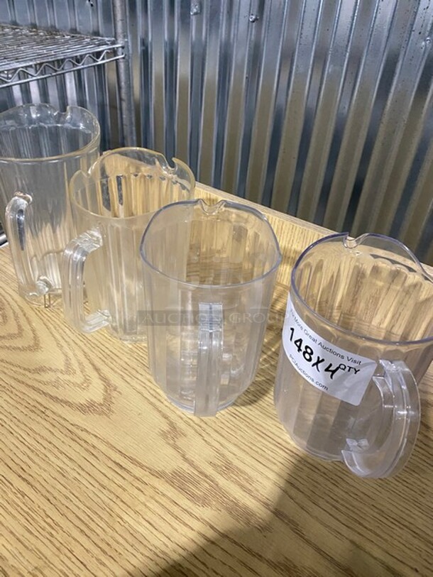 Plastic Water Pitcher! 4 X Your Bid! - Image 2 of 8