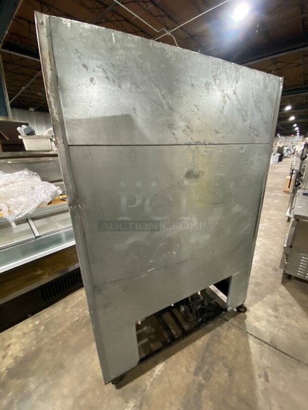 GREAT! Universal Coolers Commercial Double Sliding Glass Door Refrigerator/Merchandiser! With Poly Coated Racks! On Casters! 115V 1 Phase! Model: C13AG SN: D08E01616! - Image 3 of 8