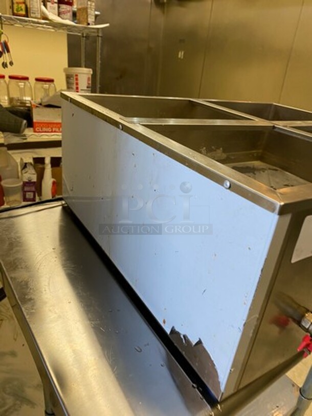 Andiqi Commercial Countertop Electric Powered 4 Well Food Warmer/ Bain Marie! Stainless Steel! WORKING WHEN REMOVED! Model: DTC4P150 110V - Image 3 of 9