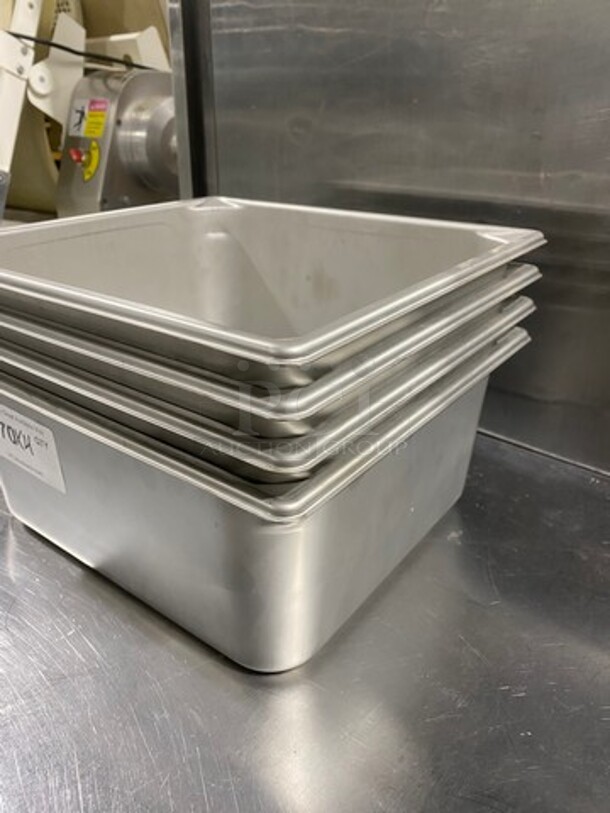 NEW! Vollrath Commercial Steam Table/ Prep Table Food Pans! All Stainless Steel! 4x Your Bid! - Image 2 of 7