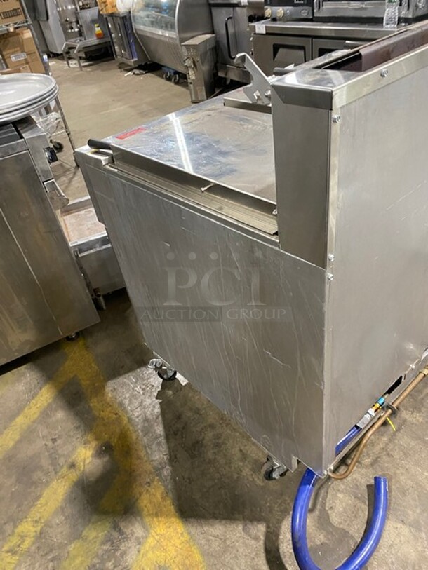 WOW! Pitco Commercial Natural Gas Powered 3 Bay Pasta Cooker! With Backsplash! All Stainless Steel! On Casters! Model: SRTG SN: G16AD007609 - Image 4 of 11