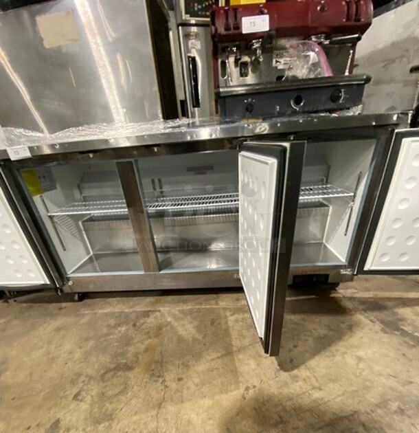 Ikon Stainless Steel Commercial 3 Door Undercounter Freezer on Commercial Casters! MODEL KUC72F SN:9024463 115V 1P - Image 5 of 8