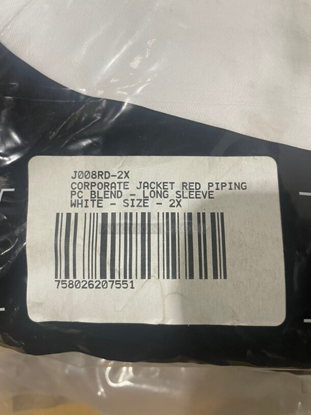 Chef Revival Long Sleeve Corporate Jacket! Size 2x! 3x Your Bid! - Image 2 of 5