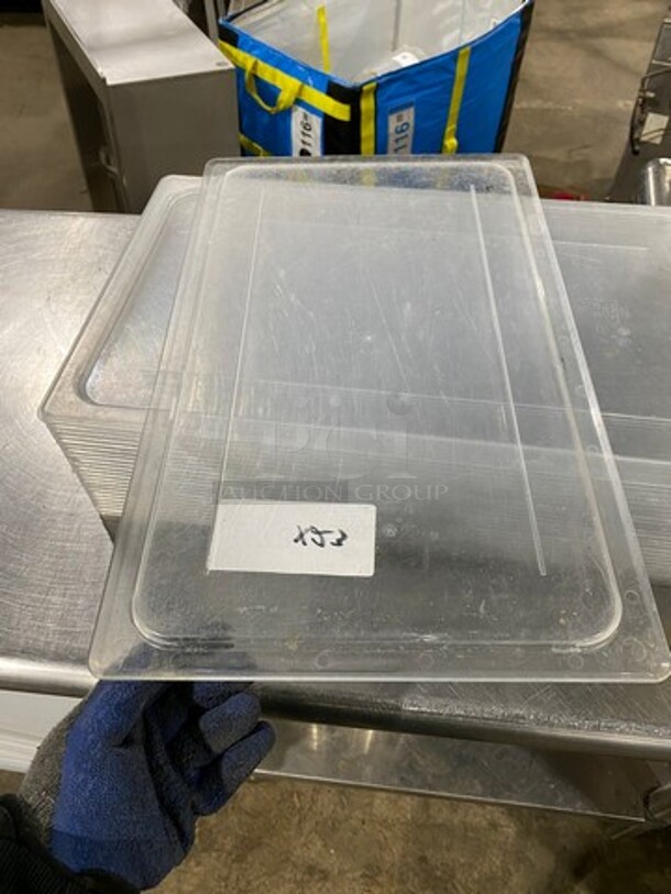 ALL ONE MONEY! Cambro Clear Poly Food Container Lids! - Image 5 of 5