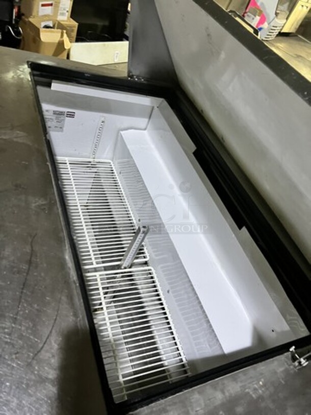 Great! True All Stainless Steel Mega Top Refrigerated Sandwich Prep Table! With 2 Door Storage Underneath! With Racks! Model TSSU-4818M Serial 5272463! 115V 1 Phase! On Casters! Working When Removed! - Image 7 of 8