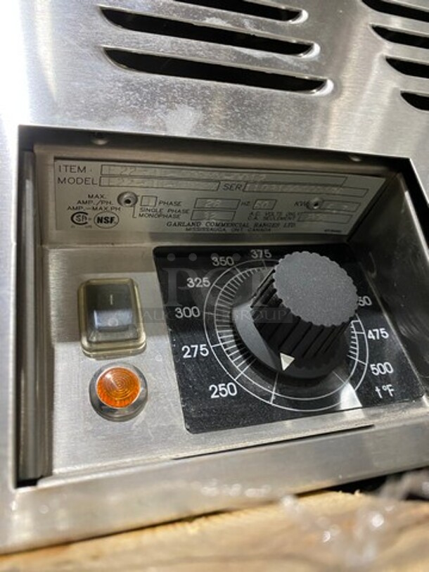 NEVER USED! NEW! OUT OF BOX! Garland Electric Powered Drop In Teppanyaki Plancha Grill! Thermostatic Control! Model: E223648GMX SN: 1110100101255 208V - Image 7 of 8