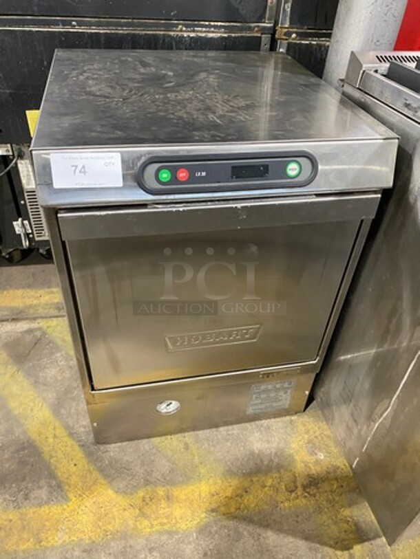 Hobart Commercial Under The Counter Heavy Duty Dishwasher! All Stainless Steel! Model: LX30H SN: 231029822 120/208V 60HZ 1 Phase