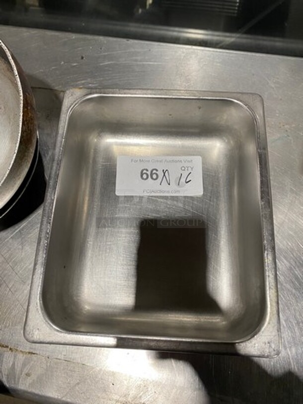 Commercial Steam Table/ Prep Table Food Pans! All Stainless Steel! 16x Your Bid! - Image 3 of 3