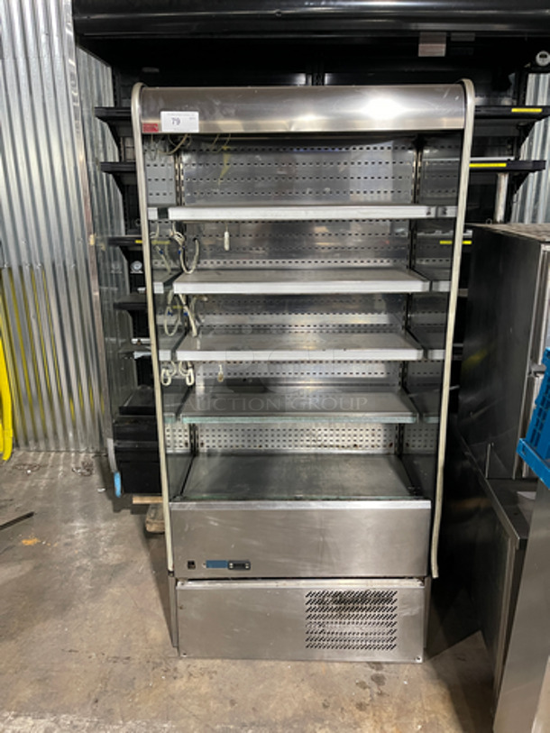 Commercial Refrigerated Grab-N-Go Open Case Merchandiser! Solid Stainless Steel!  