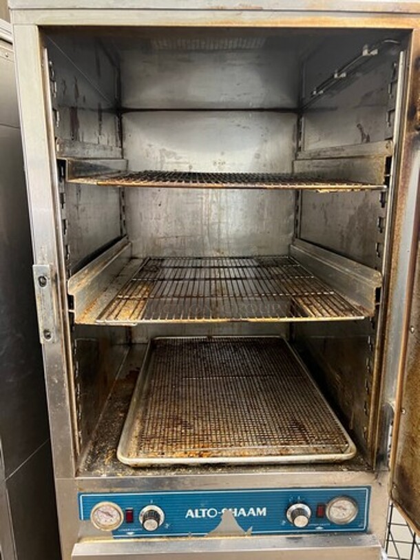 Alto Shaam Commercial Heated Holding Cabinet/ Food Warmer! All Stainless Steel! On Casters! WORKING WHEN REMOVED! Model: 1000UPVSI SN: 506004490 208/240V 60HZ 1 Phase - Image 3 of 8