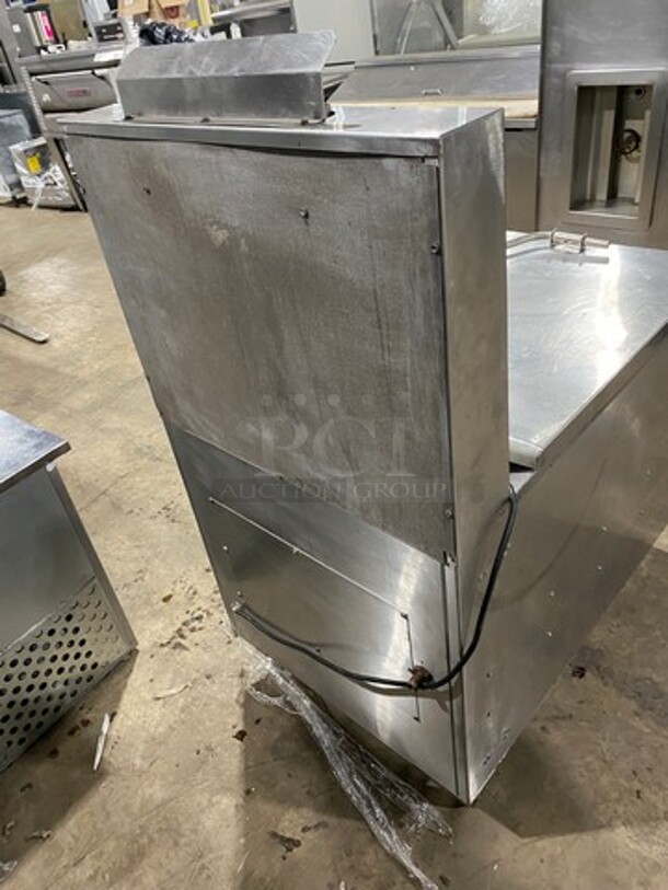 Pitco Frialator Commercial Natural Gas Powered Donut Fryer! With Raised Backsplash! All Stainless Steel! On Legs! - Image 3 of 9