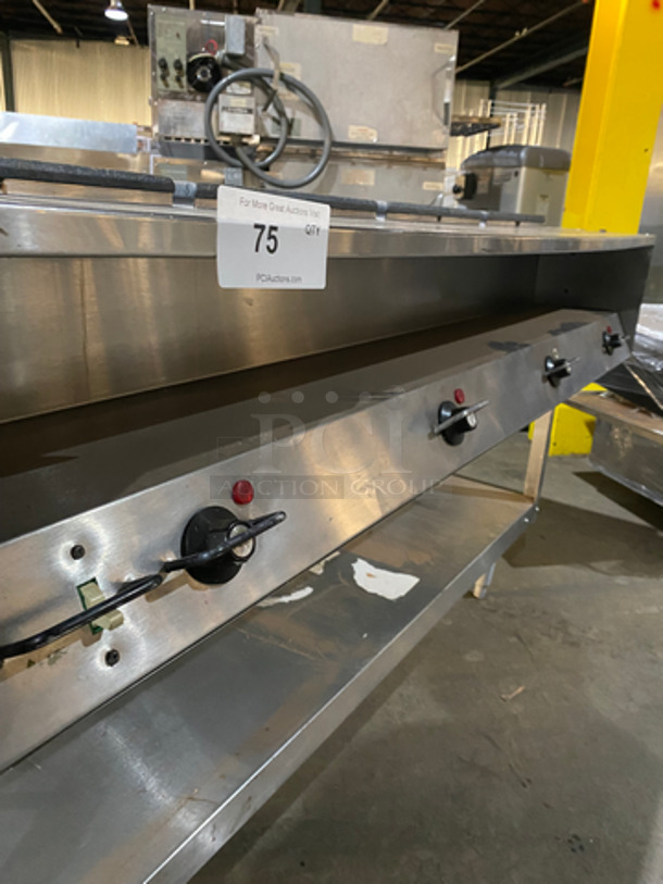 Serve Well By Vollrath Commercial Electric Powered 4 Bay Steam Table! With Storage Area Underneath! All Stainless Steel! On Legs! - Image 7 of 10