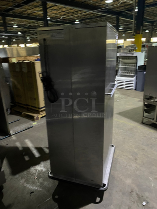 SWEET! FWE Single Door Electric Powered Food Warming Cabinet! Solid Stainless Steel! On Casters! Model: TST16CHP SN: 133820301 120V - Image 3 of 8