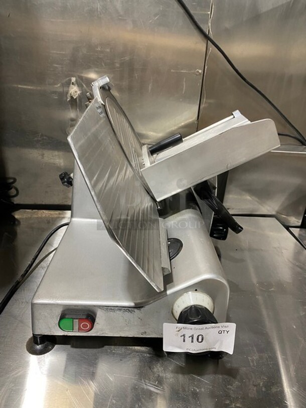 Avantco Commercial Countertop 12 Inch Semi-Automatic Deli Slicer! All Stainless Steel! Model 300ES12! 110/120V! - Image 1 of 9