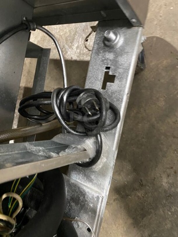 Beverage Air Commercial Refrigerated Mega Top Sandwich Prep Table! With 2 Door Storage Space Underneath! Poly Coated Racks! All Stainless Steel! On Casters! Model: SPE6016 SN: 10904853 115V 60HZ 1 Phase - Image 9 of 9