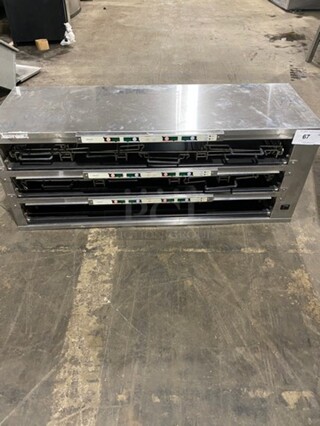 Prince Castle Commercial Countertop Food Warmer/ Holder! All Stainless Steel! Model: DHB3PT41 SN: LC0054385