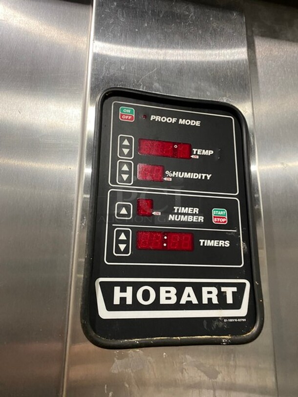 Hobart 2-Door Proofer With Digital Temp, Humidity and Timer Controls! 208-240V 1PH SN:247032669  - Image 6 of 9