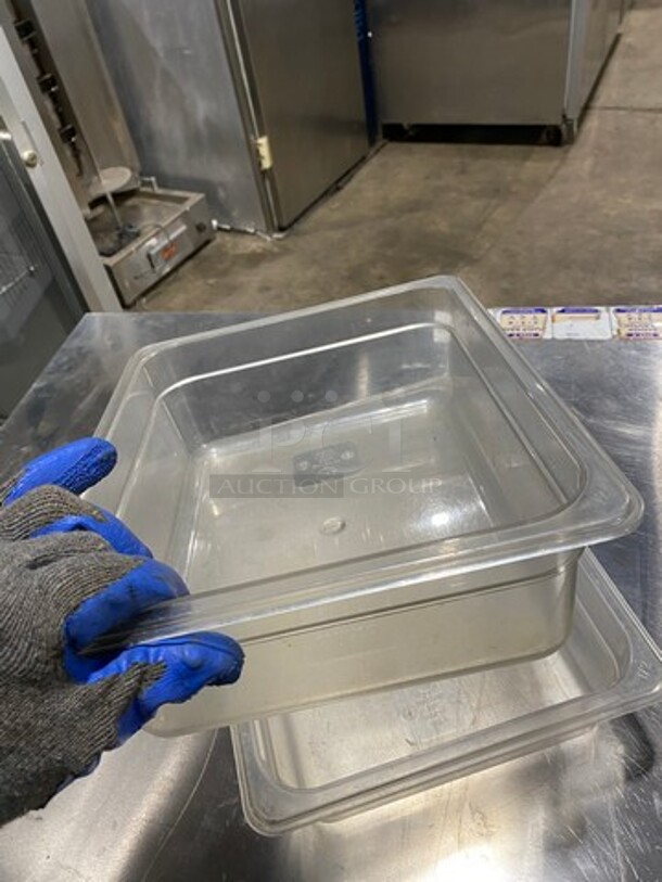 Winco Clear Poly Food Containers! 2x Your Bid! - Image 4 of 6