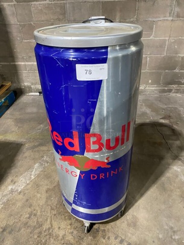 Reach Down Beverage Cooler Merchandiser! On Casters! Model: RBCCV2 SN: 1401169000US 115V - Image 1 of 7