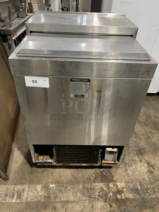 Perlick Commercial Single Door Beer Bottle Cooler! With Top Sliding Door! Solid Stainless Steel! Model: 8340UL 115V 60HZ 1 Phase - Image 1 of 9