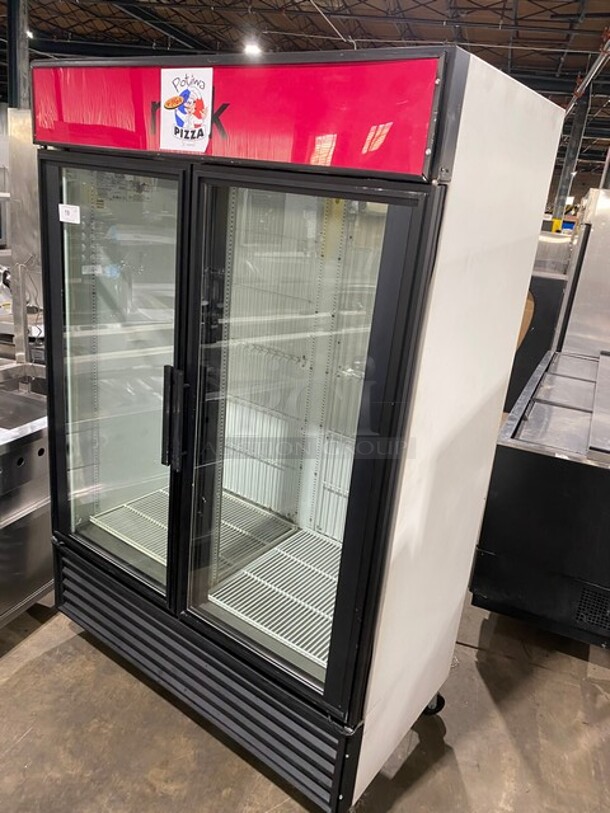 True Commercial 2 Door Reach in Cooler Merchandiser! MODEL: GDM-49 Serial 14681491!
115V 1 Phase 60HZ! On Casters! - Image 9 of 9