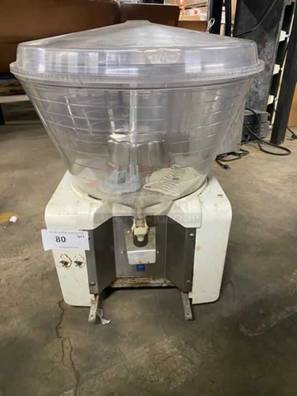 Jet Spray Commercial Countertop Cold Beverage Dispenser! On Small Legs! Model: A8651EJ1 SN: 344963 120V - Image 1 of 8