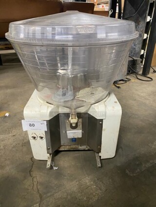 Jet Spray Commercial Countertop Cold Beverage Dispenser! On Small Legs! Model: A8651EJ1 SN: 344963 120V