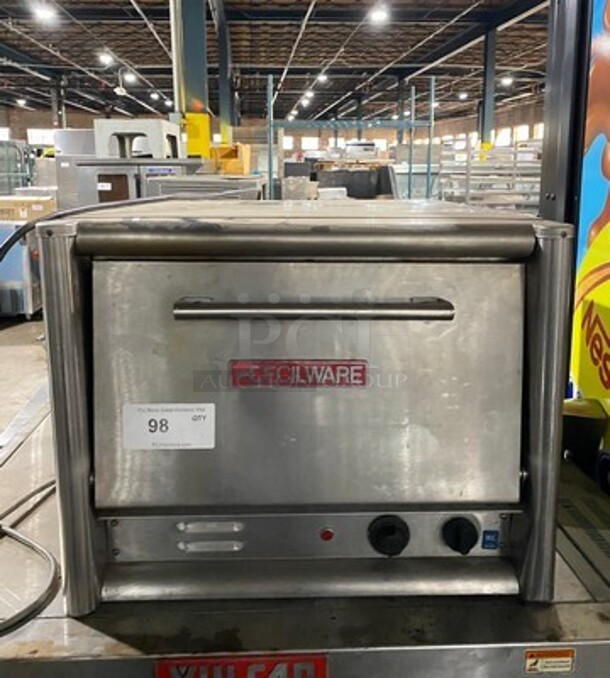 Cecilware Commercial Electric Powered Pizza Oven! With Stones! All Stainless Steel! On Legs! Model: PO18 120V - Image 1 of 8