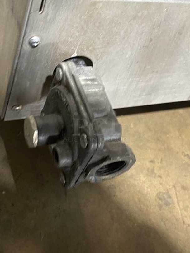 LATE MODEL! 2021 Cookline Commercial Countertop Natural Gas Powered Flat Top Griddle! With Back And Side Splashes! All Stainless Steel! On Small Legs! WORKING WHEN REMOVED! - Image 8 of 8