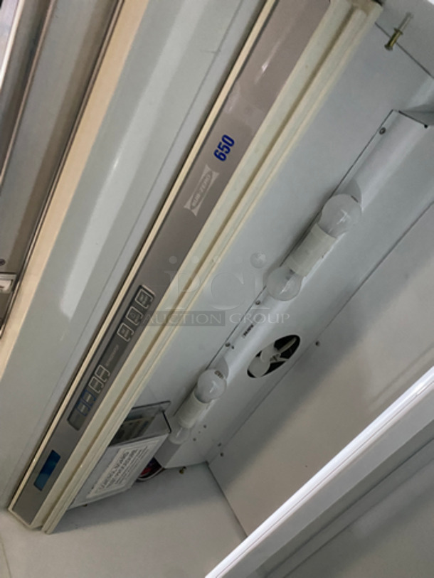 Sub Zero Commercial Single Door Reach In Refrigerator! With Built In Freezer Drawer Underneath! With Shelves And Poly Coated Racks! All Stainless Steel! Model: 650S2 SN: P2199384 115V 60HZ 1 Phase - Image 9 of 10