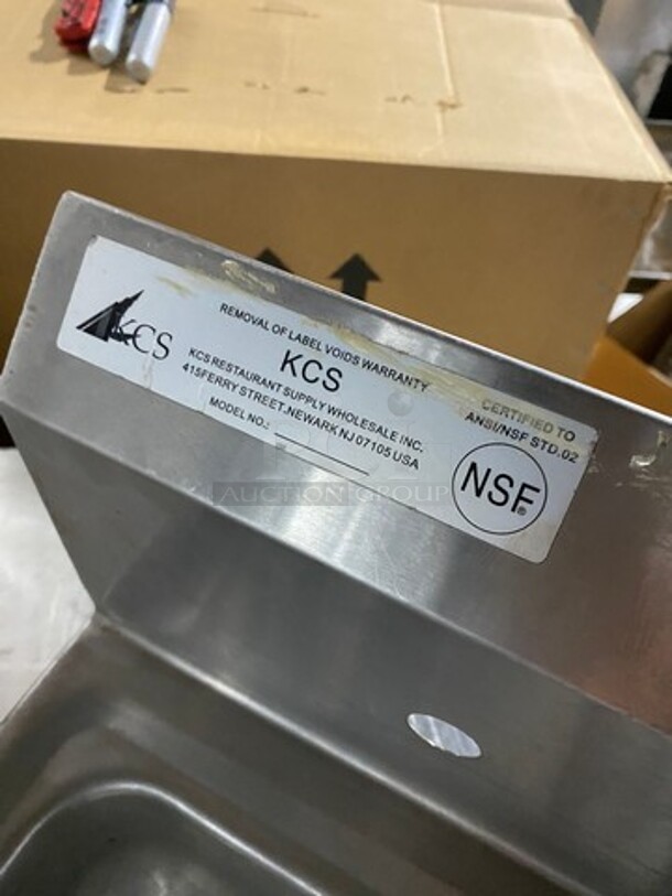 Commercial Stainless Steel Hand Sink! - Image 5 of 6