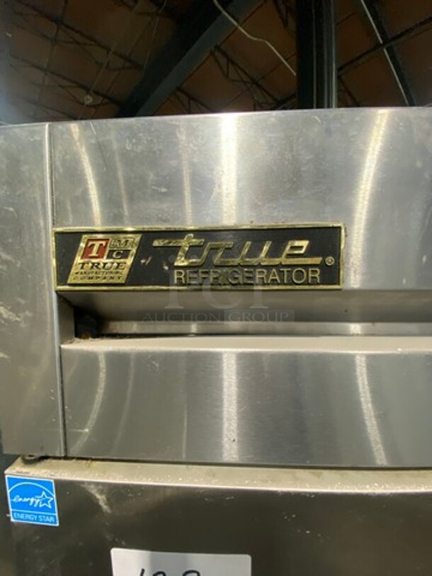 True Commercial 2 Door Reach In Cooler! Poly Coated Racks! All Stainless Steel! On Casters! Model: T49 SN: 8066652 115V 60HZ 1 Phase - Image 7 of 9