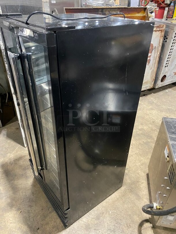 NICE! Franklin Industries LLC Commercial 2 Door Refrigerated Wine Cellar Merchandiser! With Individual Temperature Programing! With View Through Doors! Model FWC100 Serial 0412000575! 115V 1Phase! WORKING WHEN REMOVED! - Image 3 of 9