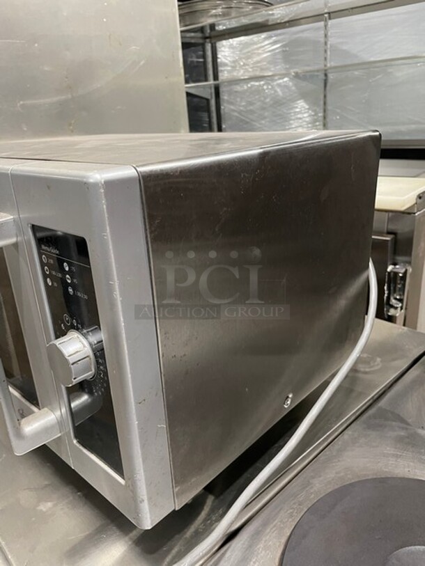 Amana Commercial Countertop Microwave Oven! On Legs! 120V 1 Phase! Model: RMS10D SN: 1204400009! - Image 2 of 8