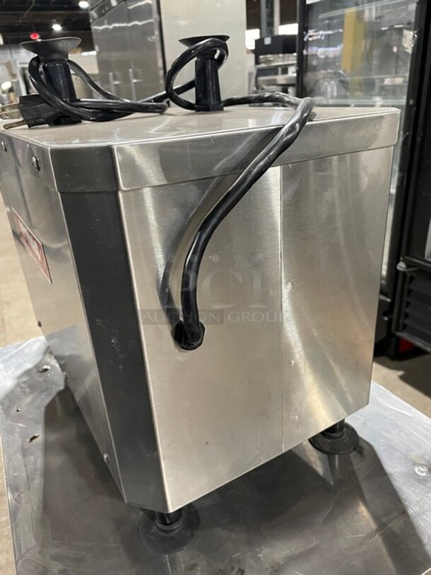 Attias Commercial Countertop Meat Grinder! All Stainless Steel! On Legs! 115V 1 Phase! Model: SM7651! - Image 4 of 7