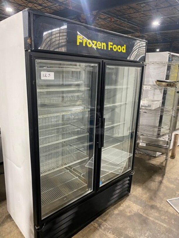 True 2 Door Reach In Freezer Merchandiser! With View Through Doors! Poly Coated Racks! Model: GDM49FLD SN: 7578241 115/208/230V 60HZ 1 Phase - Image 10 of 11