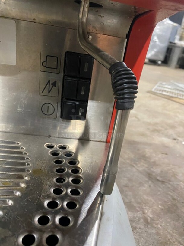 NICE! Rancilio Commercial Countertop 2 Group Espresso Machine! With Steam Wand! All Stainless Steel! Model EPOCADE2GR Serial 10092318! 230V! WORKING WHEN REMOVED! - Image 7 of 11