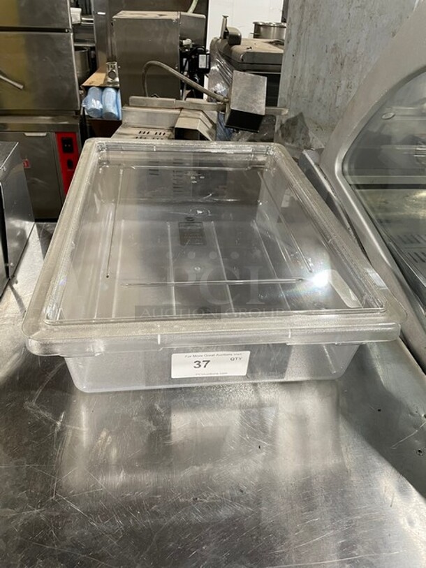 Carlisle Polycarbonate Food Storage Container! With Lid! Model: N10621-PC! - Image 1 of 5