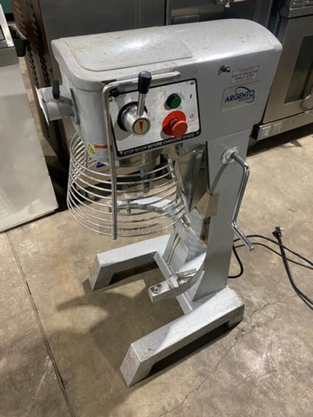 Argento 30 Quart All Stainless Steel Planetary Mixer! MODEL AEPM30 SN:19010300037 110V 1PH - Image 2 of 9