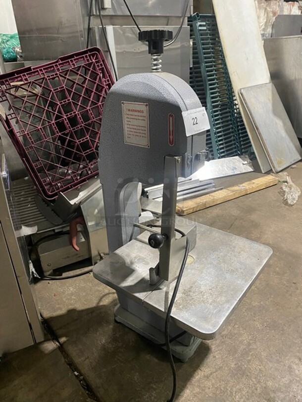 WOW! All Stainless Steel Countertop Bone Saw Machine! Model JG210! 110V!  - Image 3 of 9