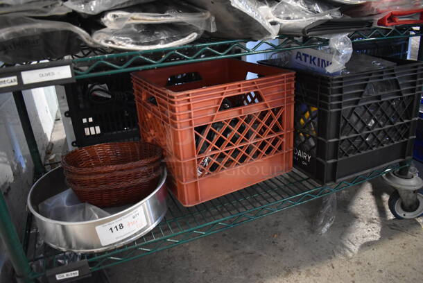 ALL ONE MONEY! Tier Lot of Various BRAND NEW Items Including Metal Baking Pan, Serving Spoons and Poly Pieces - Image 1 of 6