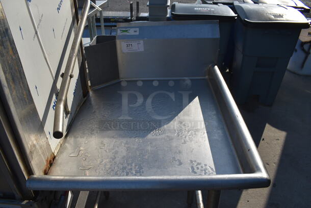 Regency Stainless Steel Right Side Clean Side Dishwasher Table. Goes GREAT w/ Lot 372! 24x30x35 - Image 3 of 3