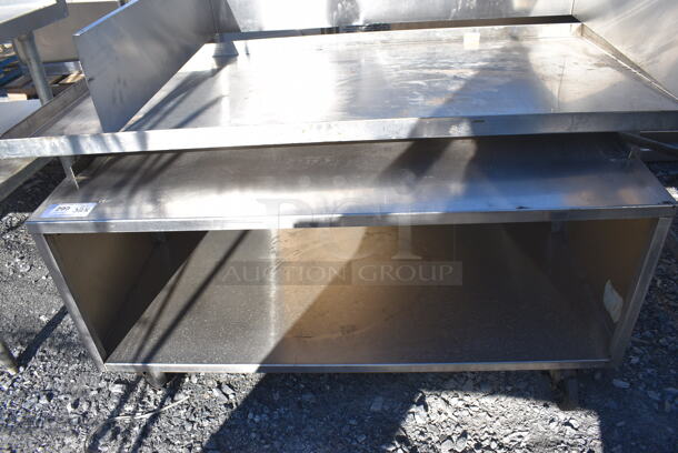 Stainless Steel Equipment Stand w/ Under Shelf on Commercial Casters. 48.5x40x23 - Image 3 of 4
