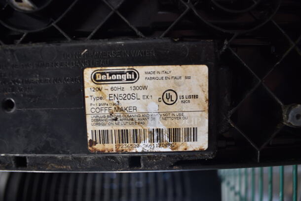 DeLonghi EN520SL Metal Countertop Single Cup Nespresso Coffee Machine. 120 Volts, 1 Phase.  - Image 4 of 4