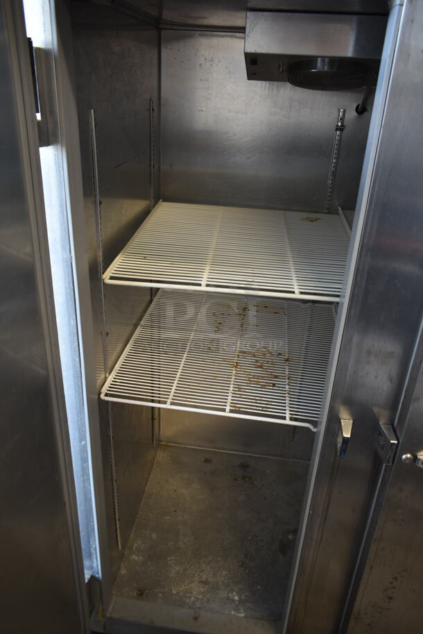 Continental 2F Stainless Steel Commercial Reach In Freezer w/ Poly Coated Racks on Commercial Casters. 115 Volts, 1 Phase. Tested and Working! - Image 5 of 8