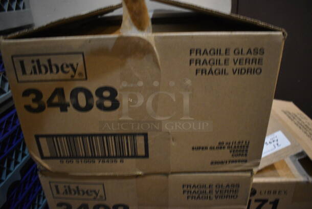 4 Boxes of 6 BRAND NEW Libbey 3408 Super Globe Glasses. 6x6x7. 4 Times Your Bid! (glass room - off of bar area) - Image 4 of 5