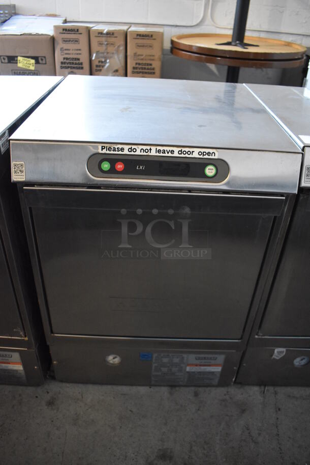 Hobart LXIH Stainless Steel Commercial Undercounter Hi Temp High Temperature Dishwasher. 120/208-240 Volts, 1 Phase. 24x26x34 - Image 1 of 6