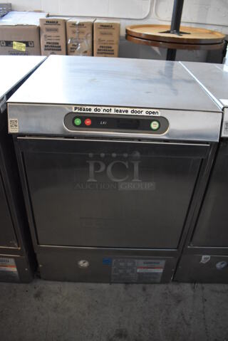 Hobart LXIH Stainless Steel Commercial Undercounter Hi Temp High Temperature Dishwasher. 120/208-240 Volts, 1 Phase. 24x26x34