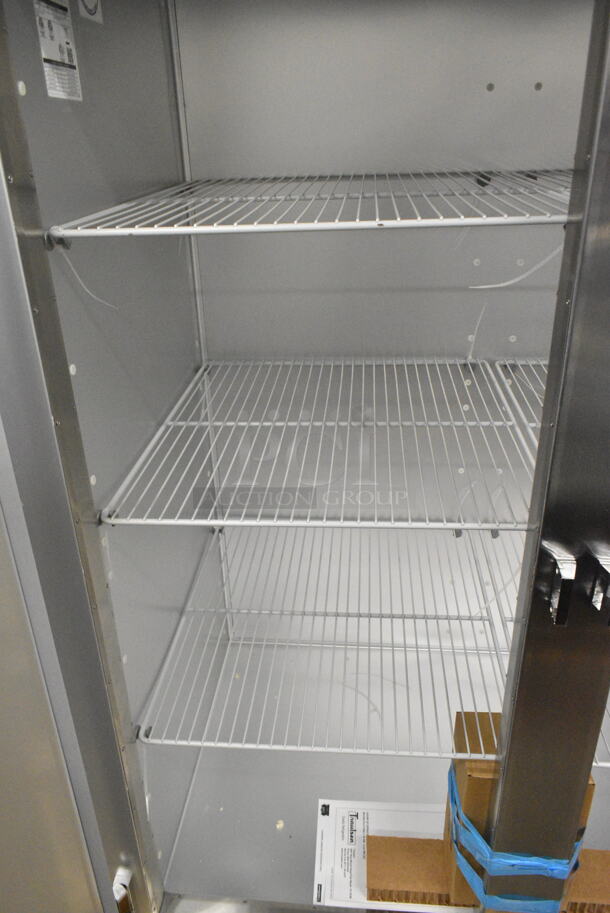 BRAND NEW SCRATCH AND DENT! 2024 Traulsen G20010 Stainless Steel 52" G Series Solid Door Reach-In Refrigerator with Left / Right Hinged Doors. 115 Volts, 1 Phase. Tested and Working! - Image 7 of 10